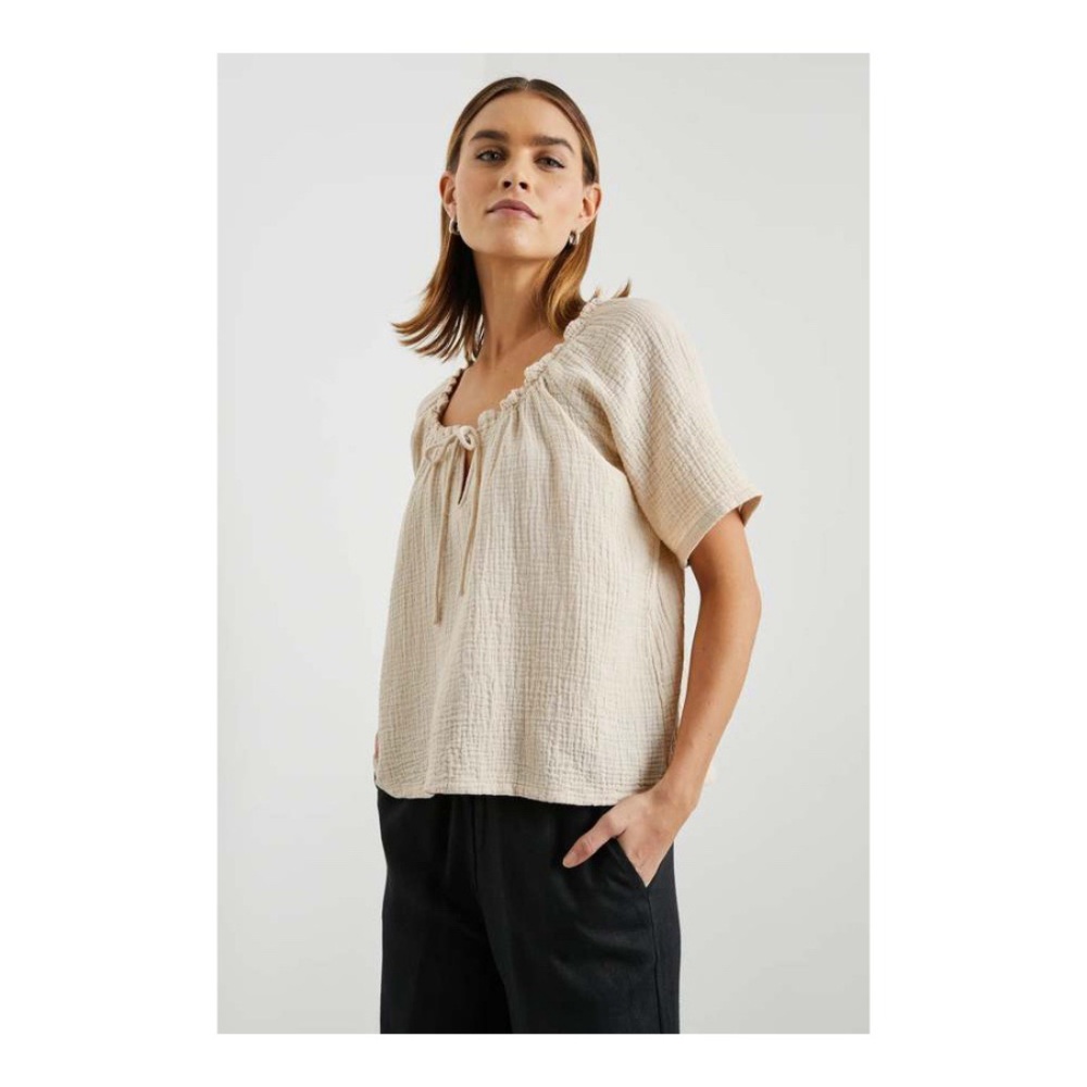 RAILS Judith Organic Gauze Cotton Blouse